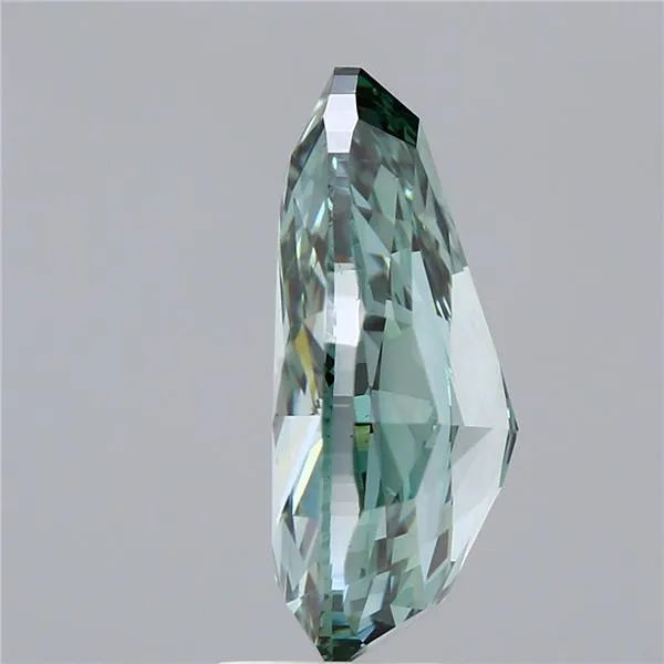 5.03ct Pear Lab Grown Diamond (Colour Fancy Vivid Green, Clarity VVS2, IGI Certified)
