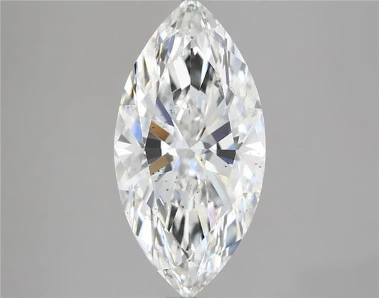 2.64ct Marquise Lab Grown Diamond (Colour E, Clarity SI1, IGI Certified)