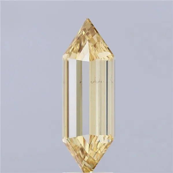 5.08ct Hexagonal Lab Grown Diamond (Colour Fancy Vivid Yellow, Clarity VS2, IGI Certified)