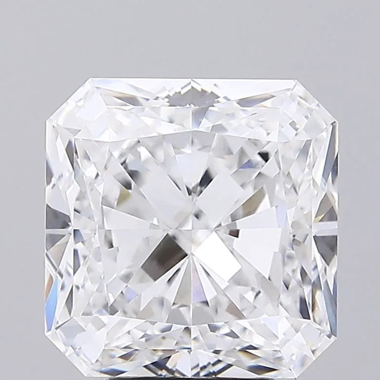 6.00ct Square radiant Lab Grown Diamond (Colour D, Clarity VVS2, IGI)