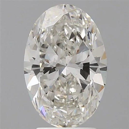 2.60ct Oval Lab Grown Diamond (Colour G, Clarity VS2, IGI Certified)