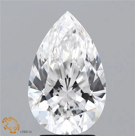 7.08ct Pear Lab Grown Diamond (Colour E, Clarity VS1, IGI Certified)