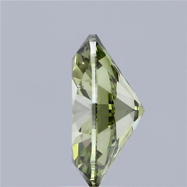 4.01ct Oval Lab Grown Diamond (Colour Fancy Vivid Green, Clarity VS1, IGI Certified)