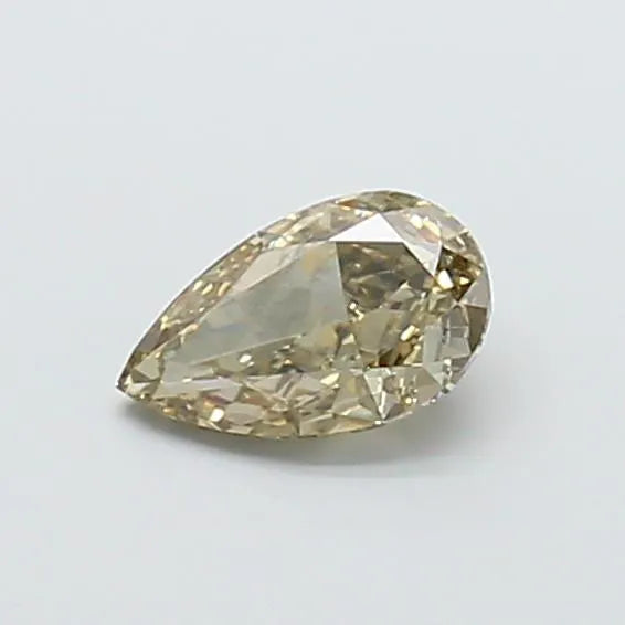 1.11ct Pear Lab Grown Diamond (Colour Light Yellow Gray, Clarity VVS2, IGI Certified)