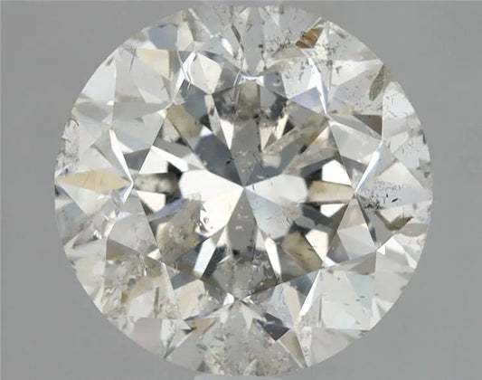 2.02ct Round Natural Diamond (Colour J, Clarity I1, Cut GD, IGI Certified)