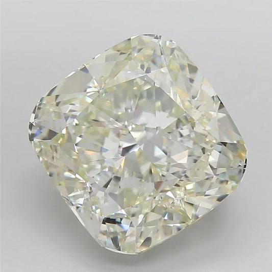 9.16ct Cushion brilliant Lab Grown Diamond (Colour Fancy Light Yellow, Clarity VVS2, Cut GD, IGI Certified)