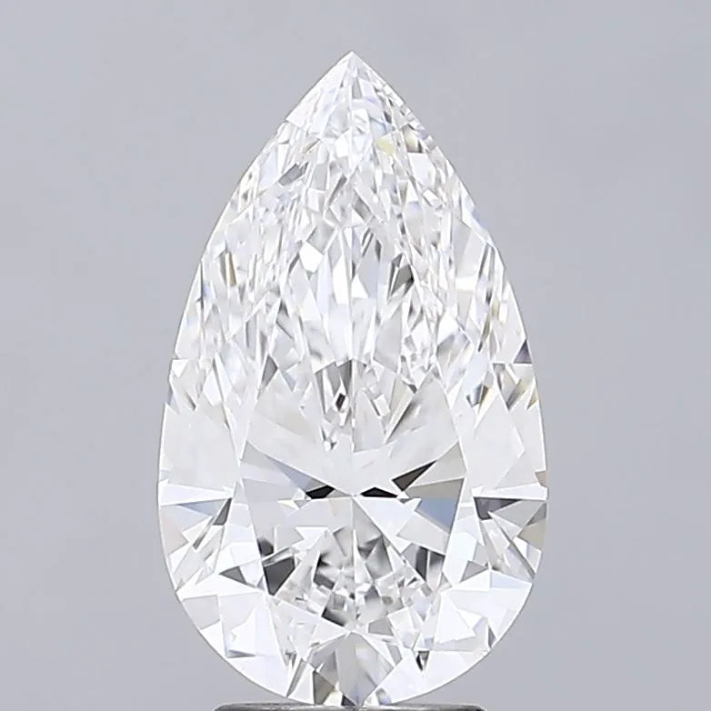 4.08ct Pear Lab Grown Diamond (Colour D, Clarity VVS1, IGI Certified)