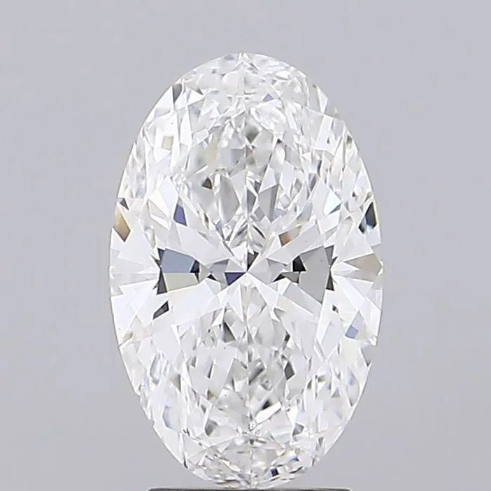 3.12ct Oval Lab Grown Diamond (Colour D, Clarity VVS2, IGI Certified)