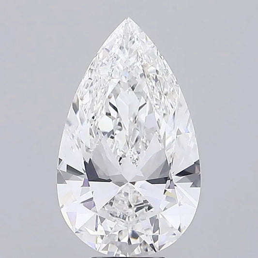 7.07ct Pear Lab Grown Diamond (Colour F, Clarity VVS2, IGI Certified)