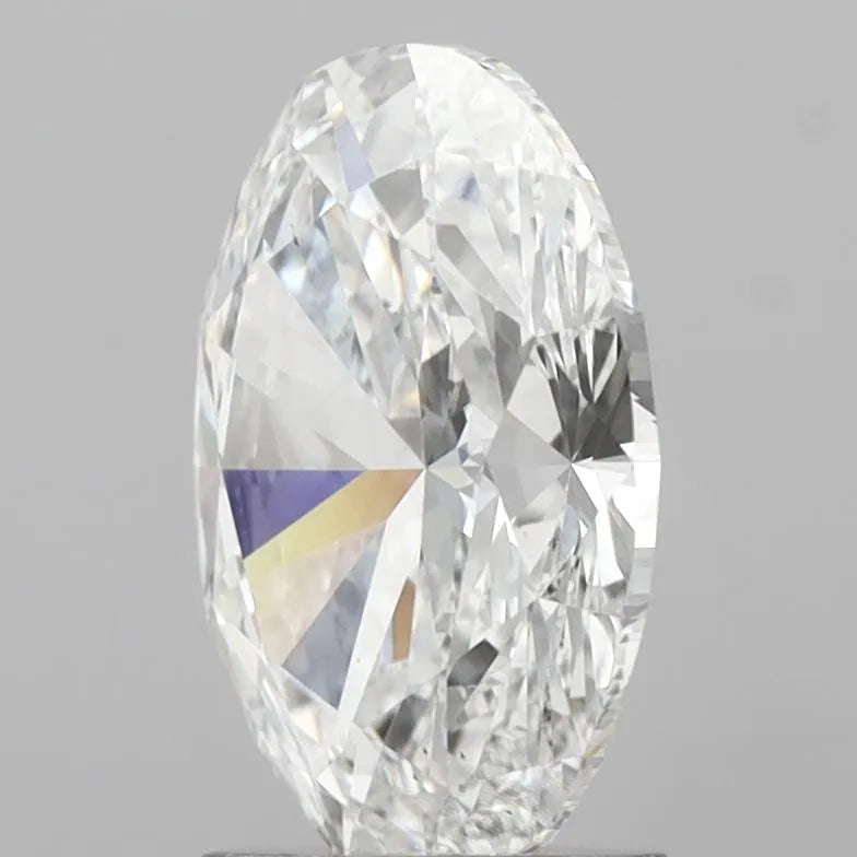 2.53ct Oval Lab Grown Diamond (Colour E, Clarity VS2, IGI Certified)
