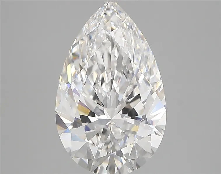 2.97ct Pear Lab Grown Diamond (Colour D, Clarity VVS2, IGI Certified)