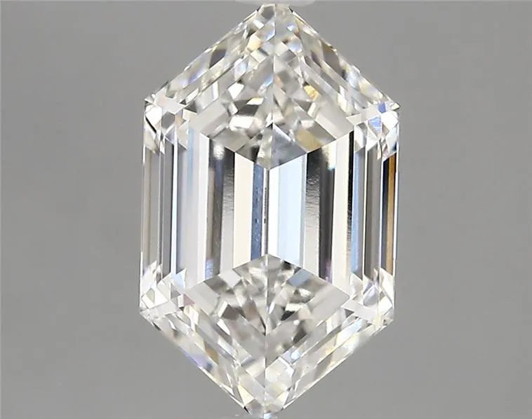 2.98ct Hexagonal Lab Grown Diamond (Colour E, Clarity VVS1, IGI Certified)