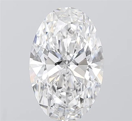 2.54ct Oval Lab Grown Diamond (Colour E, Clarity VVS2, IGI Certified)