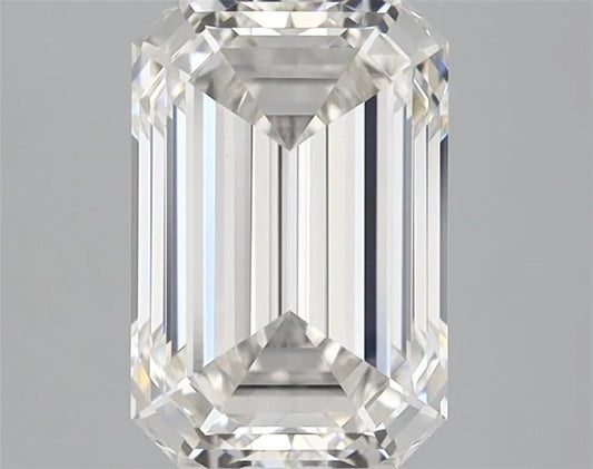 2.22ct Emerald Lab Grown Diamond (Colour G, Clarity VVS2, IGI Certified)