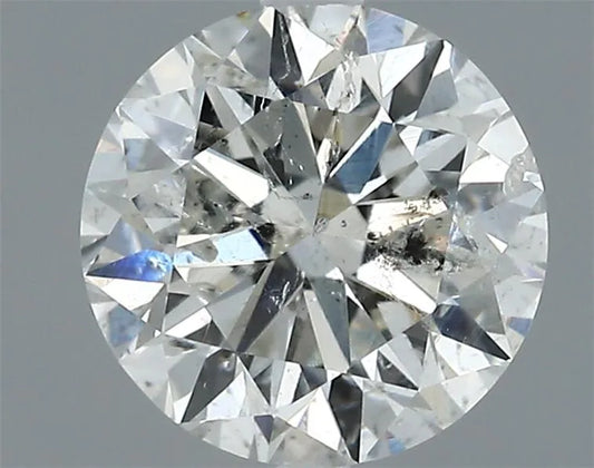 1.12ct Round Natural Diamond (Colour H, Clarity I1, Cut VG, IGI Certified)