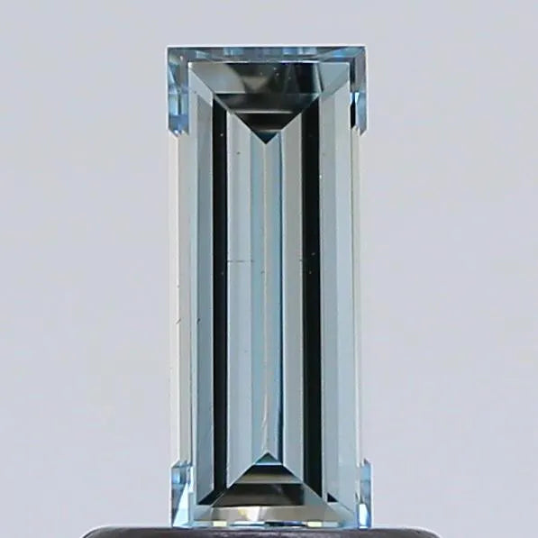 0.52ct Baguette Lab Grown Diamond (Colour Fancy Light Blue, Clarity VS2, Cut GD, IGI Certified)