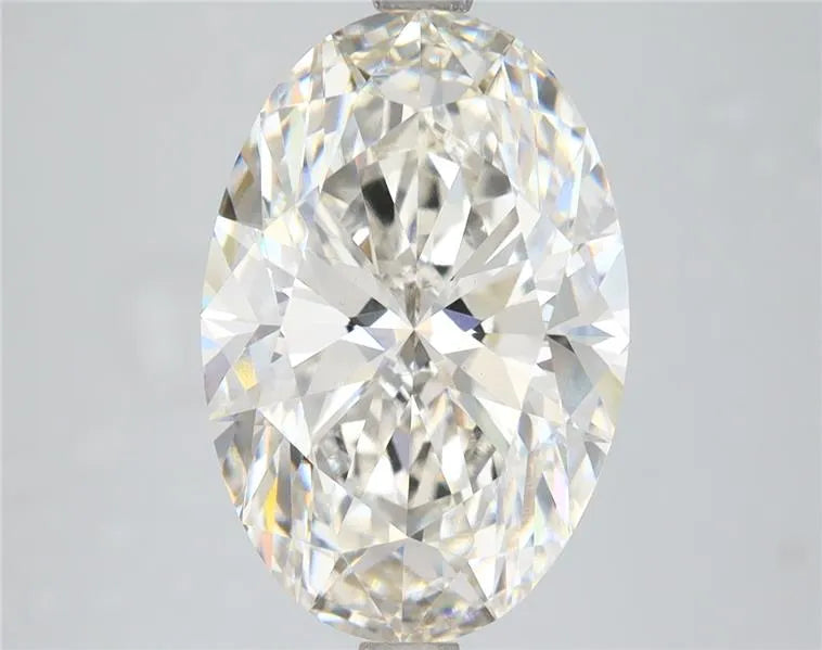 5.31ct Oval Lab Grown Diamond (Colour Fancy Vivid Blue, Clarity VS1, IGI Certified)