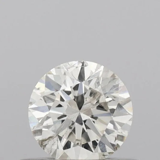 0.40ct Round Natural Diamond (Colour J, Clarity SI2, Cut EX, IGI Certified)