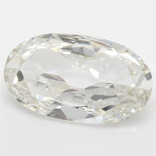10.67ct Oval Lab Grown Diamond (Colour J, Clarity VS1, IGI Certified)