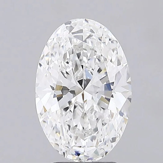 2.94ct Oval Lab Grown Diamond (Colour E, Clarity VVS2, IGI Certified)