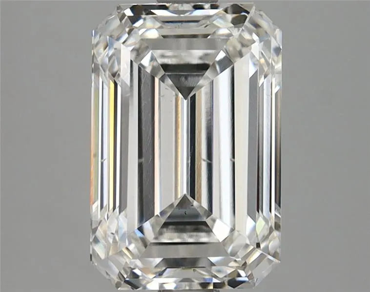 3.00ct Emerald Lab Grown Diamond (Colour F, Clarity SI1, IGI Certified)