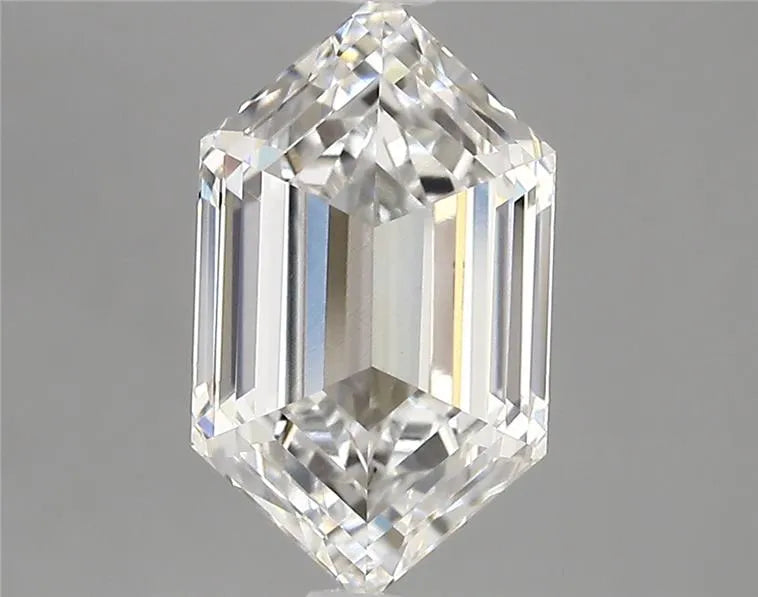 3.03ct Hexagonal Lab Grown Diamond (Colour E, Clarity VVS1, IGI Certified)