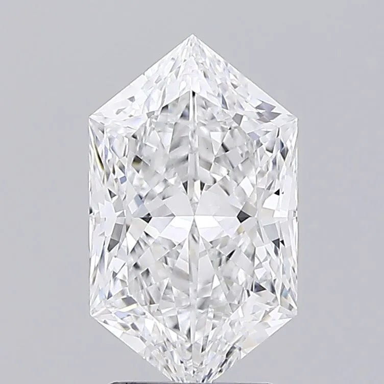 3.07ct Hexagonal Lab Grown Diamond (Colour D, Clarity VVS1, IGI Certified)