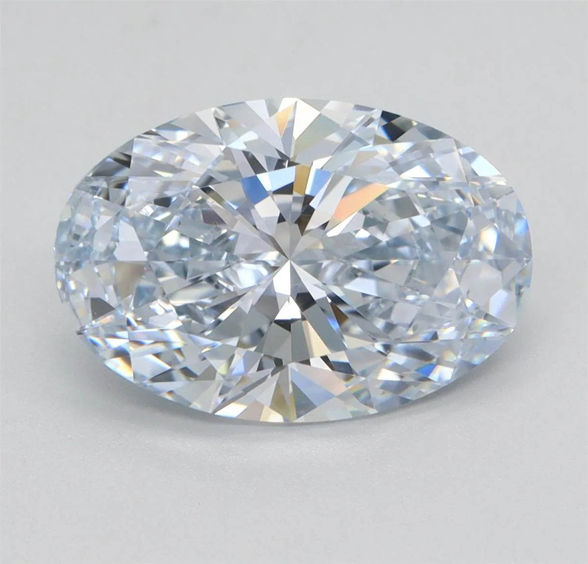 3.11ct Oval Lab Grown Diamond (Colour G, Clarity VS2, IGI Certified)