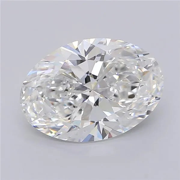 3.86ct Oval Lab Grown Diamond (Colour E, Clarity VVS2, IGI Certified)