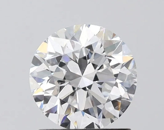 1.25ct Round Lab Grown Diamond (Colour D, Clarity SI1, Cut EX, IGI Certified)