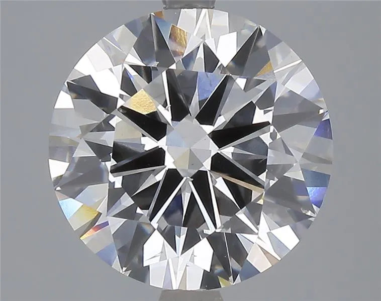 4.00ct Round Lab Grown Diamond (Colour Fancy Vivid Blue, Clarity SI2, Cut EX, IGI Certified)