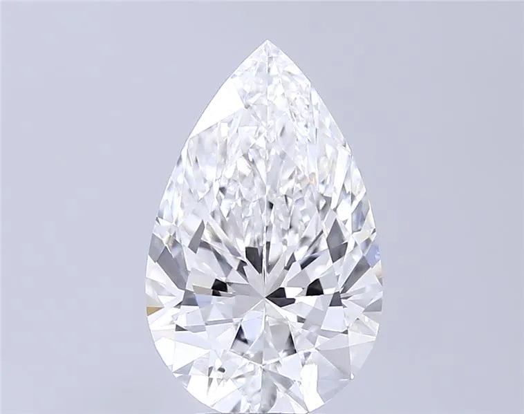 4.05ct Pear Lab Grown Diamond (Colour F, Clarity VVS2, IGI Certified)