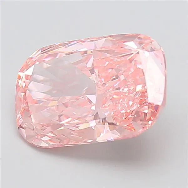 5.00ct Cushion modified Lab Grown Diamond (Colour Fancy Vivid Pink, Clarity VS1, IGI Certified)