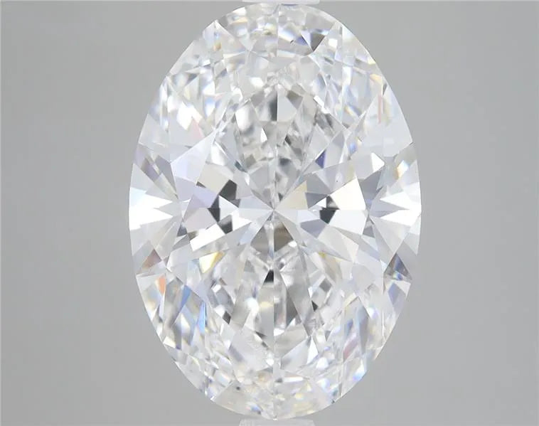 5.00ct Oval Lab Grown Diamond (Colour E, Clarity VS1, IGI Certified)