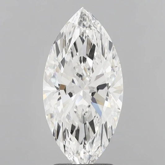 2.54ct Marquise Lab Grown Diamond (Colour E, Clarity VVS2, IGI Certified)
