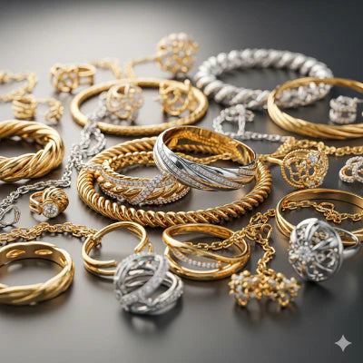 How to Combine Yellow Gold and White Gold for Elegant Jewellery