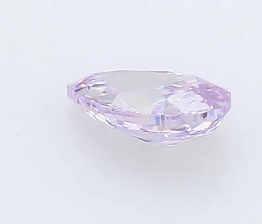 0.15ct Pear Natural Diamond (Colour Fancy Pinkish Purple, Clarity VS2, Cut EX, GIA Certified)