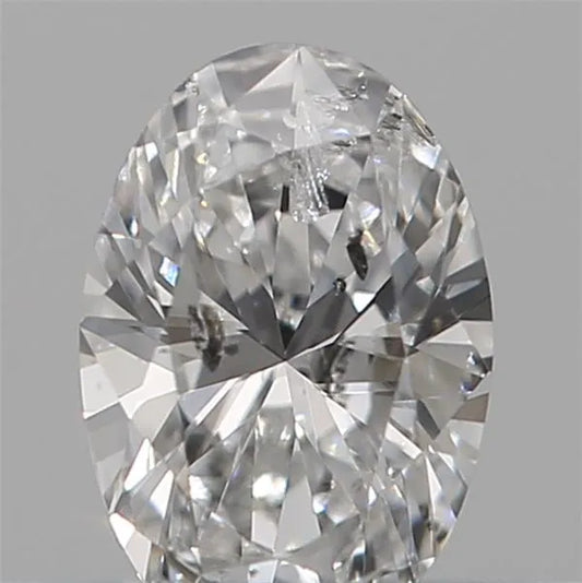 0.18ct Oval Natural Diamond (Colour E, Clarity SI2, Cut VG, IGI Certified)
