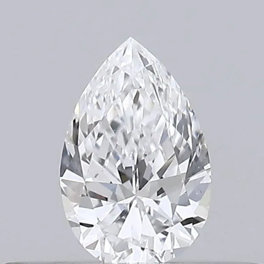 0.18ct Pear Natural Diamond (Colour D, Clarity VVS2, GIA Certified)