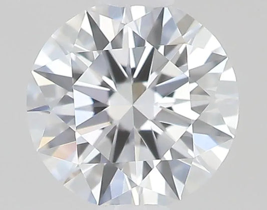 0.18ct Round Natural Diamond (Colour D, Clarity VVS1, Cut EX, GIA Certified)