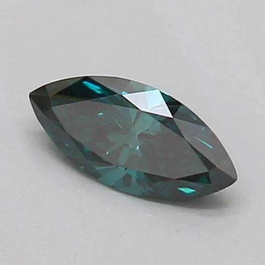 0.21ct Marquise Lab Grown Diamond (Colour Fancy Deep Green, Clarity VS2, IGI Certified)