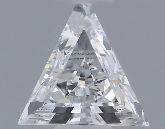 0.27ct Triangular Lab Grown Diamond (Colour D, Clarity VVS2, IGI Certified)