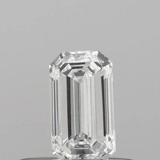 0.30ct Emerald Lab Grown Diamond (Colour D, Clarity SI1, IGI Certified)