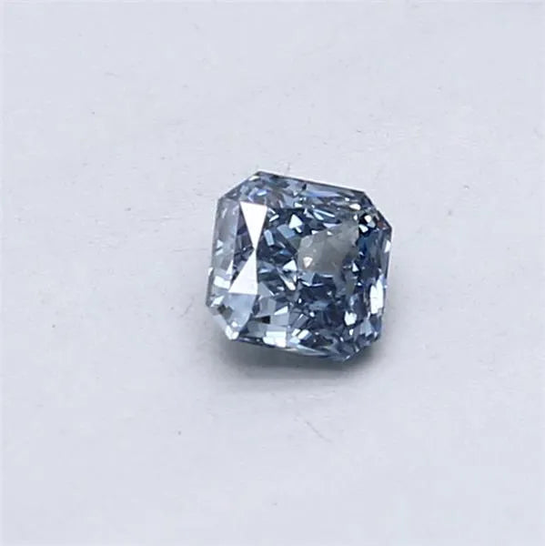 0.30ct Square radiant Lab Grown Diamond (Colour Fancy Intense Blue, Clarity SI2, IGI Certified)