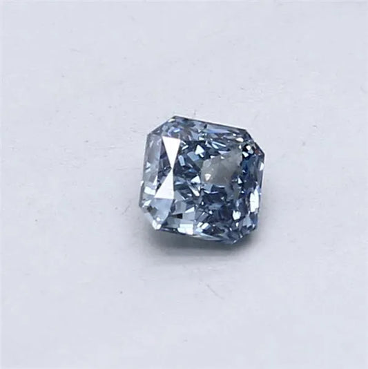 0.30ct Square radiant Lab Grown Diamond (Colour Fancy Intense Blue, Clarity SI2, IGI Certified)