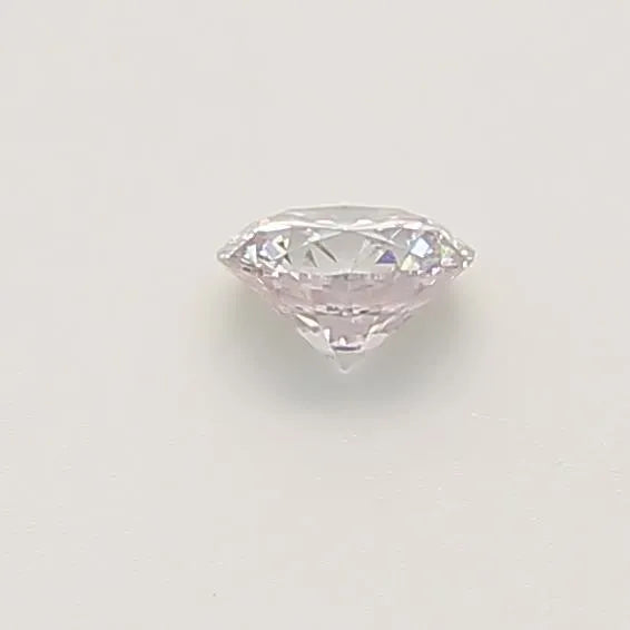 0.33ct Round Natural Diamond (Colour Faint Pink, Clarity VS2, Cut GD, GIA Certified)