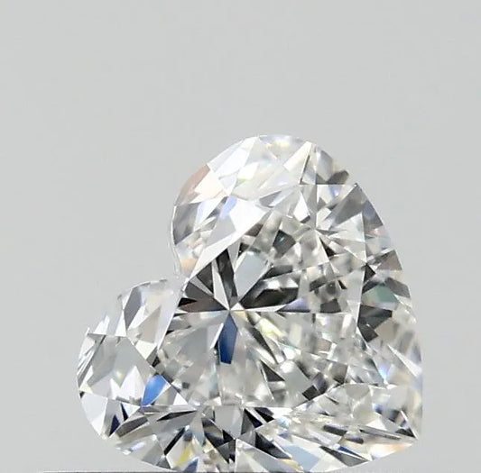 0.39ct Heart Natural Diamond (Colour F, Clarity VS2, GIA Certified)