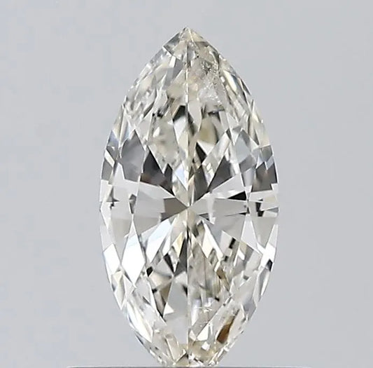 0.42ct Marquise Natural Diamond (Colour J, Clarity SI2, Cut VG, IGI Certified)