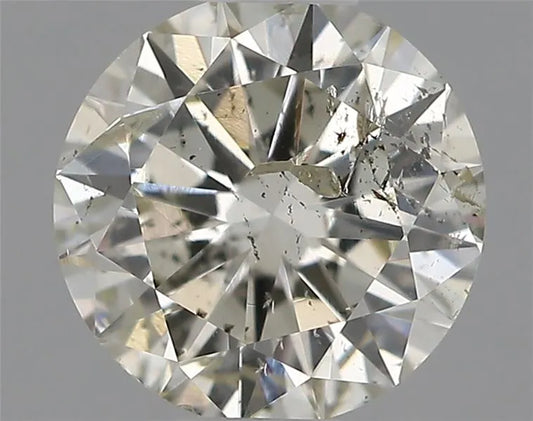 0.44ct Round Natural Diamond (Colour J, Clarity I1, Cut VG, IGI Certified)