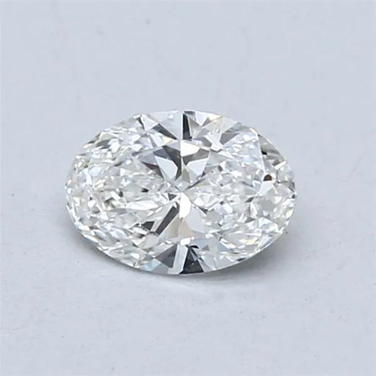 0.50ct Oval Lab Grown Diamond (Colour D, Clarity VVS2, IGI Certified)